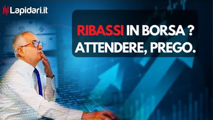 Ribassi in borsa: attendere, prego.