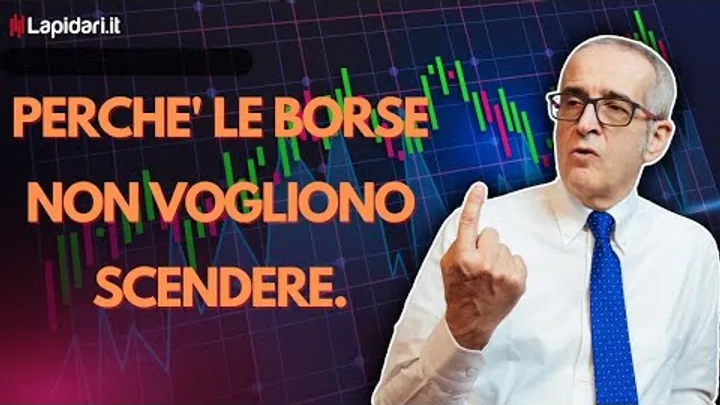 Perchè le borse non vogliono scendere.