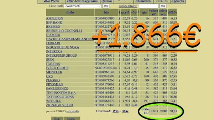 Come fare 1.866€ con 9.008€