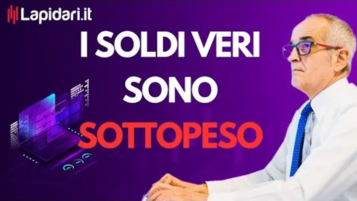 I soldi veri sono sottopeso.