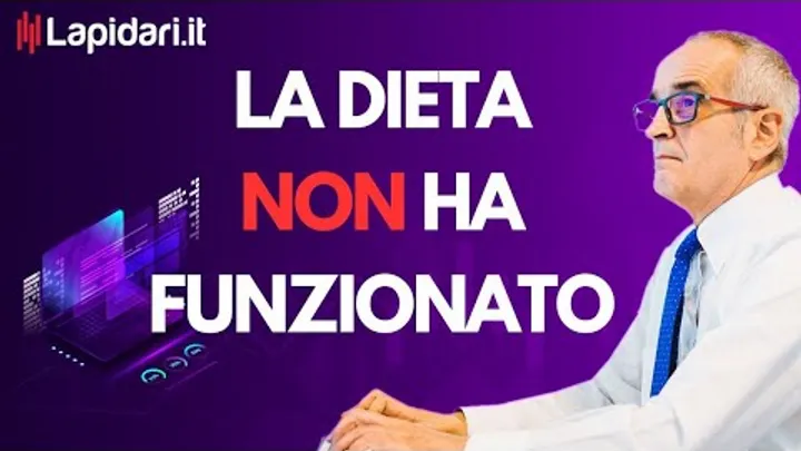 La dieta non ha funzionato.