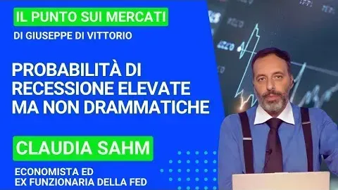 Claudia Sahm, probabilità di recessione elevate ma non drammatiche