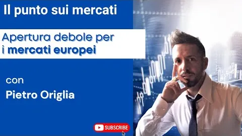 Apertura debole per i mercati europei