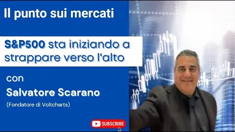 S&P500 sta iniziando a strappare verso l'alto