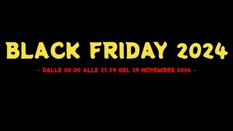 SOLO domani c'è il mio BLACK FRIDAY! Segnati questo codice: BLACK70 e leggi QUI