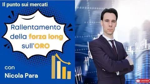 Rallentamento della forza long sull'oro