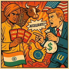 L'India offre tagli ai dazi, UE accelera i negoziati sui commerci con gli USA