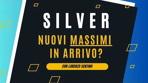 SILVER sale a 34 dollari tentando un break dei massimi degli ultimi 3 anni.