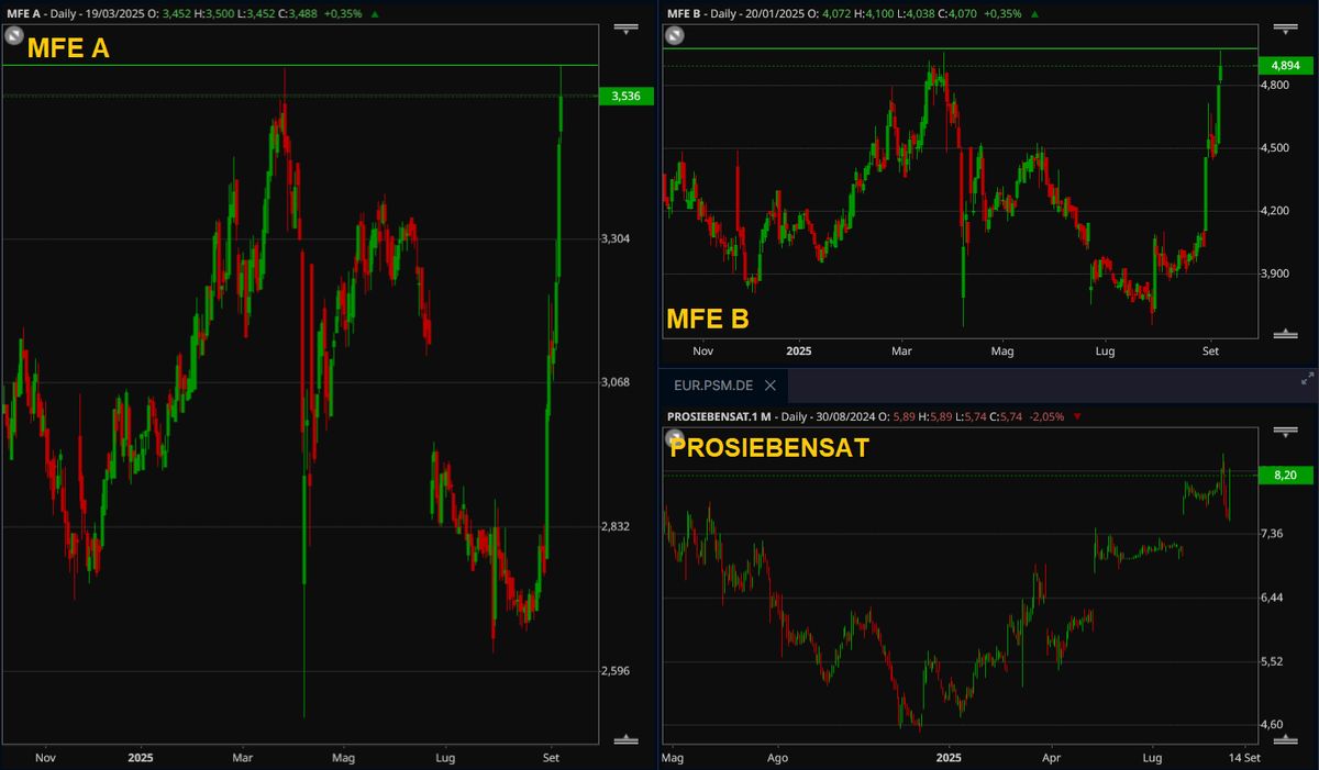 Multigrafici di Visual Trader Online