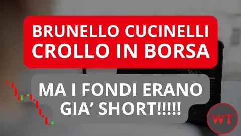 Brunello Cucinelli ma non solo... gli istituzionali preparano una fase sell?