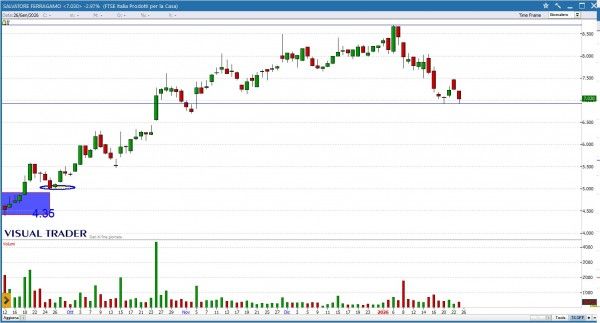 Grafico Visual Trader - Salvatore Ferragamo