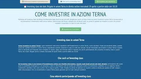 Redditività e flusso cedolare atteso da un investimento di lungo in azioni Terna
