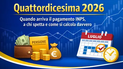 Quattordicesima 2026: quando arriva il pagamento INPS, a chi spetta e come si calcola davvero