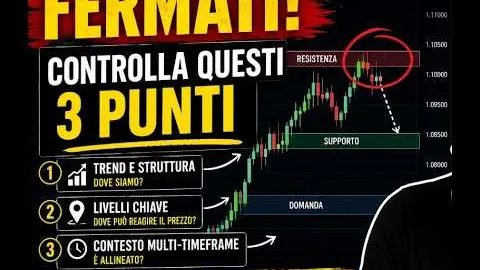 I 3 Passi da Fare Prima di Aprire un Trade (Forex, CFD e Azioni)