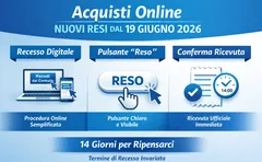 Acquisti online, come cambiano i resi dal 19 giugno 2026 e cosa devono sapere i consumatori