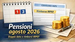 Pensioni agosto 2026: quando arrivano i pagamenti e perché le date sono diverse