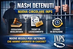 NASpI, arrivano novità per i detenuti: ecco cosa prevede la nuova circolare INPS