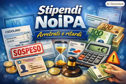 Stipendi NoiPA agosto 2026: cosa può ritardare l’emissione degli arretrati e perché alcuni pagamenti arrivano dopo