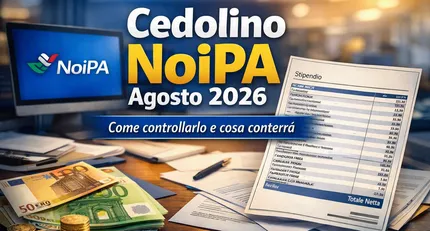 Cedolino NoiPA agosto 2026: quando sarà visibile, come controllarlo e cosa conterrà