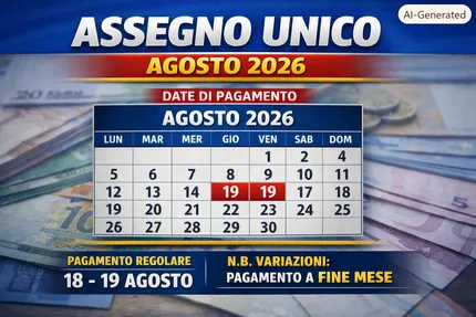 Assegno Unico agosto 2026: quando arriva il pagamento INPS e cosa sapere sulla nuova mensilità