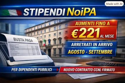 Stipendi NoiPA: a chi spettano gli aumenti e quando arrivano gli arretrati dopo la firma del CCNL